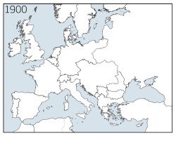 Europe nations 1900