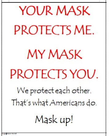 Mask sign