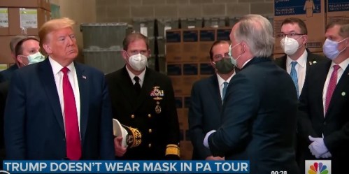 Trump no mask