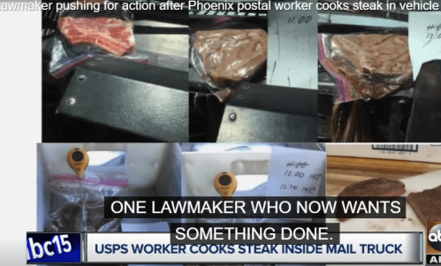 Cook steak in postal vehicle.png